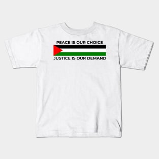 Free Palestine Kids T-Shirt